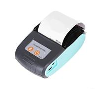 UTTASU Imprimante thermique compacte de 58 mm à haut débit pour Android, iOS, pour entreprise, vente au détail, logistique (bleu)
