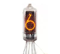 UTTASU IN-14 Soviet Clock Digital Tube pour affichage des chiffres 18 mm Durée de vie > 5000 heures avec piston en verre et connecteurs flexibles
