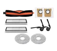 UTTASU Kit complet d'accessoires pour robot aspirateur Xiaomi Mijia H50 Pro (0V42GL), 9 pièces avec brosse principale, filtres, sacs à poussière, brosses latérales et chiffons, ABS robuste pour un