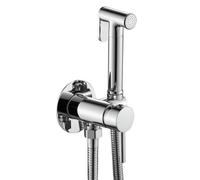 UTTASU Kit de bidet complet avec pression d'eau réglable pour l'hygiène personnelle, nettoyage de la maison, installation facile, adaptateurs de buse et de tuyau (chromé)