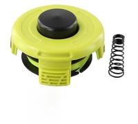 UTTASU Kit de bobine de débroussailleuse et ressort de recouvrement pour Ryobi RAC118 & RLT3525S ¡ª Bobine en nylon de 1,2 mm, construction plastique + métal, noir et jaune