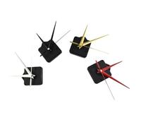 UTTASU Kit de mouvement d'horloge à quartz silencieux avec aiguilles des heures, des minutes et des secondes pour réparation d'horloge murale 66 x 55 x 16 mm Mécanisme moteur en plastique noir