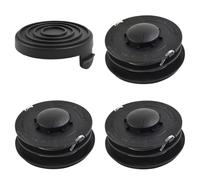 UTTASU Kit de tête de débroussailleuse de rechange avec 2 bobines de fil en nylon de 5 m (1,4 mm) pour coupe-bordures électriques Einhell GE-CT 4530, CG-ET 4530, RTV 400/550 Series