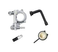 UTTASU Kit d'engrenage sans fin de pompe à huile avec filtre à huile et ligne d'huile pour tronçonneuses STIHL MS260, MS240, M40, M60, 024, 026 Pièce de rechange 1121 007 1043, 1121 640 3203