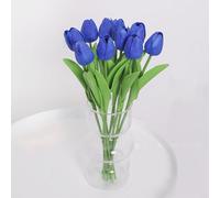 UTTASU Lot de 10 bouquets de fleurs artificielles avec encens doré - Décorations aromatiques élégantes - Fleurs réalistes multicolores pour mariage, événements, fête, centre de table - 30 x 10 x 5 cm