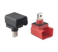 UTTASU Lot de 2 bornes de connexion de stockage d'énergie pour poste au lithium, connecteur haut courant 250 A avec protection IP67 et protection anti-flamme V0, couvercle à clic