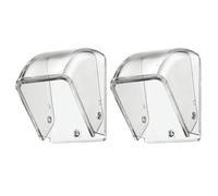 UTTASU Lot de 2 housses de sonnette étanches, transparentes, sans fil, pour Ring, Nest, Arlo, Eufy