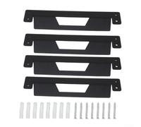 UTTASU Lot de 2 ou 4 équerres de fixation en métal pour ToughBuilt pour stacktech, support pour boîtes à outils sur le mur ou l'établi, kit de montage robuste pour l'organisation (4 pièces)