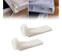 UTTASU Lot de 2 plaques de charnière de porte 2002244008 330019 pour camping-car Dometic Instamatic camping-car, remorque, réfrigérateur, congélateur - Pièce de rechange gauche et droite