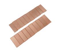 UTTASU Lot de 20 planches d'expérience PCB de 25 mm x 66 mm avec trous pré-plaqués, disposition de 9 x 25 trous, épaisseur de 1,2 mm, pour test de circuit électronique et prototypage