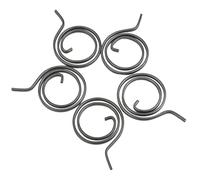 UTTASU Lot de 5 ressorts de rechange en acier inoxydable pour poignée de porte intérieure à levier - Bobine de torsion - Noir - Pour modèles FMTB et FW