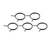 UTTASU Lot de 5 ressorts de rechange pour poignée de porte en acier inoxydable - Ressorts hélicoïdaux noirs pour boutons de levier intérieurs FMTB-MSNH et FW-MS