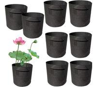 UTTASU Lot de 8 pots de fleurs en forme de lys pour bassin - Épais - Non tissé - Réutilisables pour aquatique