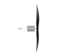 UTTASU Mini éolienne modèle pour l'enseignement scientifique, petit outil éducatif éclairé pour la démonstration de l'énergie éolienne et mécanisme de rotation pour les étudiants