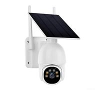 UTTASU Mini système de caméra de sécurité Wi-Fi à énergie solaire avec temps de réponse rapide pour une protection supplémentaire (sans batterie)