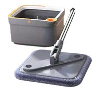 UTTASU Nettoyage sans effort avec balai rotatif à 360 degrés, autonettoyant et séparé