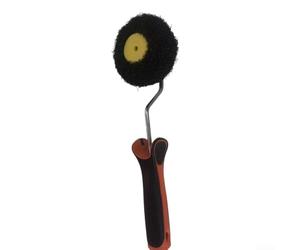 UTTASU Pinceau rouleau de peinture d'angle pour murs intérieurs et plafonds | Rouleaux en nylon pour une couverture lisse des bords et une application dans les coins serrés, outil de peinture de