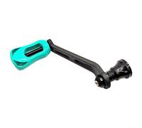 UTTASU Poignée de moulinet de pêche de rechange pour moulinets Daiwa Fuego 70 mm en fibre de carbone avec roulement de précision pour un fonctionnement fluide (bleu violet)