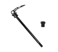 UTTASU Pôle d'essieu traversant de 10 mm x 135 mm pour moyeu avant/arrière de VTT - Brochette à dégagement rapide avec pas de 1,5 mm, longueur de filetage 24 mm, longueur de la tige 173 mm - Noir