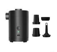 UTTASU Pompe à air électrique portable avec 4 buses rechargeable par USB - Mini gonfleur dégonfleur pour matelas de camping, piscine, voyage, équipement de plein air