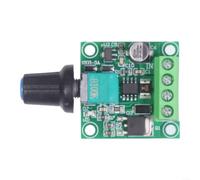 UTTASU Pour régulateur de vitesse de moteur CC Pwm pour 3 V 5 V 6 V 12 V | Matériau PCB, capacité de courant 3A, interrupteur intégré, indicateur LED, pour moteurs basse tension et éclairage