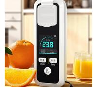 UTTASU Réfractomètre numérique Brix pour mesure du sucre dans les fruits, le miel et les boissons avec plage de 0 à 32 %, compensation automatique de la température, étanchéité IPX6, chargement de