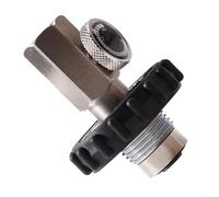 UTTASU Régulateur de plongée DIN G5/8-14 vers adaptateur femelle 1/4 NPT pour systèmes SCBA et gaz haute pression, pression de service 310 bar