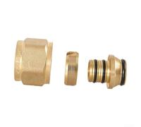 UTTASU Répartiteur d'eau géothermique pour joint de tuyau de chauffage au sol avec raccords de 1,27 cm, 1,9 cm, 16 et 20 raccords compatibles avec les systèmes de chauffage au sol (20 connecteurs)