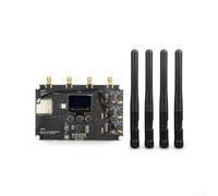 UTTASU RF CLOWN V2.0 Kit testeur de sécurité sans fil ESP32 - 3 modules NRF24L, pour écran OLED pour analyse du signal - Firmware open source pour le développement