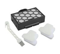 UTTASU Shark Lot d'accessoires de filtre pour aspirateur CV100UKT, CZ250UKT, CZ250UKTDB et CZ500UKT Comprend 2 filtres éponge, un tampon en coton et une brosse de nettoyage