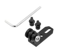 UTTASU Support de plaque d'immatriculation de vélo pour selle, support de caméra compatible avec selles Shimano et caméras de sport GoPro, support stable en alliage d'aluminium noir, vis de fixation