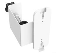 UTTASU Support de sonnette antivol en métal pour sonnette vidéo Blink, support d'installation sans perçage avec détecteur de mouvement, design adapté aux intempéries, boîtier en métal et ABS (blanc)