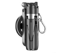 UTTASU Trépied magnétique portable pour selfie avec télécommande et lumière de remplissage, trépied rétractable en alliage d'aluminium de poche pour photographie et vidéo (B)