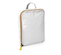 UTTASU Trousse de toilette de voyage étanche 15D avec poignée, pour camping, randonnée, orange, bleu, vert, blanc, jaune (blanc)