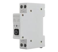 UTTASU Tuya Zigbee Disjoncteur pour rail de chapeau, avec mesure de courant, télécommandé via application, réglable 1-63 A, 1P+N, contrôle du temps pour maison intelligente
