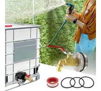 UTTASU Vanne de distribution en laiton de 200 L : étanche et facile à installer pour les conteneurs d'huile et d'eau