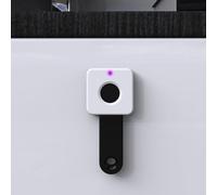 UTTASU Verrou de placard rechargeable à empreintes digitales pour tiroir sans clé, armoire, sécurité de l'intimité, alimentation USB biométrique avec puce d'apprentissage AI, prend en charge 20