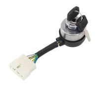 UTTASU XP10000EH XP12000E XP12000EH Interrupteur à clé d'allumage pour générateur de gaz HP 188F, 2,5-6,5 kW, interrupteur à bascule 6 fils avec contrôle à 2 positions, pour générateurs agricoles et