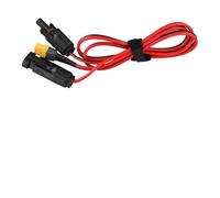 UTTASU XT60 Câble d'extension pour panneau solaire pour centrales électriques portables, 0,8 m, cuivre étamé 14 AWG, IP68, résistant aux intempéries, compatible avec Jackery EcoFlow Bluetti Goal Zero