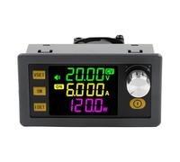 UTTASU XY-SK120 Régulateur de tension CNC 120 W 6 A DC-DC Convertisseur Step-Up/Step-Down Bloc d'alimentation avec écran LCD, refroidissement par ventilateur et MPPT pour solaire, 0-36 V réglable