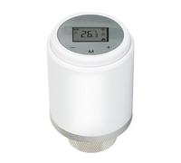 UTTASU Zigbee Vanne de radiateur thermostatique pour Tuya Smart Home, programmable avec horaire hebdomadaire, télécommande via application, blanc