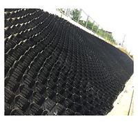 UTTDP Géogrille stabilisatrice for allée - Grille de Sol en PEHD Robuste for Le contrôle du Gravier et de l'érosion (3 à 164 Pieds) - Hauteurs de 2 et 4 Pouces(5x10 m (16.5x33 ft) 10cm/4" High)