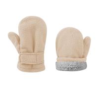 UTTPLL Moufles unisexes en polaire doublées Sherpa - Chaudes et faciles à enfiler - Moufles d'hiver pour bébés garçons et filles