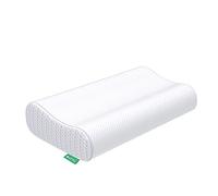 UTTU Oreiller Ergonomique Cervical à Mémoire de Forme, Oreiller Orthopédique pour la Nuque, Réglable en Hauteur, Anti Douleur & Anti Ronflement, Housse Lavable en Bambou 60x36x13/11cm