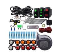 UTV ATV SXS Street Legal Kit avec klaxon de rocker Interrupteur dangereux Relayfuse LED SXS Turn Street Legal Kit d'avertissement