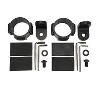 UTV Flag Mount Whip Light Holder 12 mm de diamètre réglable Support de serrage pour Maverick X3 900 1000 XP Pro Turbo 1000 Mule SxS 1,75 2 pouces Roll Cages en aluminium noir 4