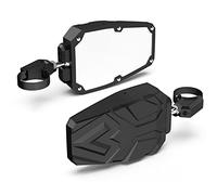 UTV Rétroviseurs latéraux avec barre enroulable de 1,65 à 2" TXZSXS RZR Compatible avec Polaris RZR, Can Am Maverick X3, Kawasaki Teryx, Talon, Arctic Cat, Wildcat, Gator, CFMOTO, Pioneer Rhino,