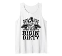 UTV SXS Sittin Pretty Off Road Girl Passenger Princesse Débardeur