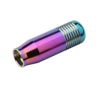 UTYSRFgkjlol Baguette de vitesse en silicone élastique Pommeau de levier vitesse universel 8,5 cm pour voiture, transmission manuelle, en aluminium, allongé(Colorful)