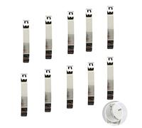 UtySty Lot de 10 clips de fixation à ressort de rechange en acier inoxydable pour distributeur de tasse à tirette pour refroidisseur d'eau, distributeur de gobelets coniques, distributeurs de gobelets